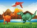 Laro Makulay na Dinosaur Match 3 online