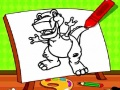 Laro Madaling Pagkulay ng Dinosaur para sa Mga Bata online
