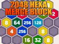 Laro 2048 Heksagonal na Pagsasanib ng Block online