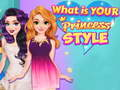 Laro Ano ang iyong istilo ng prinsesa? online