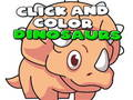 Laro I-click at Kulayan ang mga Dinosaur online