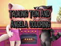 Laro Pagpipinta ng Talking Tom at Angela online