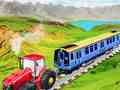 Laro Naka-chain na traktora na humihilod ng tren online