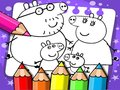 Laro Aklat na may kulay na Peppa Pig online