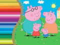 Laro Aklatan ng Kulay para kay Peppa Pig online