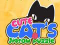 Laro Cute Cats Pagsasama Puzzle online