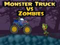 Laro Monster Truck laban sa Zombies online