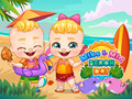 Laro Mike at Mia: Araw sa Tabing-Dagat online