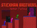 Laro Kapatid na Stickman Nether Parkour online