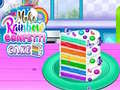 Laro Gumawa ng Rainbow Confetti Cake online