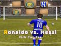Laro Messi laban kay Ronaldo Kick Tac Toe online