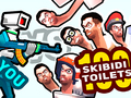 Laro Ikaw laban sa 100 Skibidi Toilets online