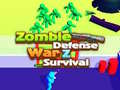 Laro Depensa ng Zombie: Pagbuhay ng Digmaang Z online