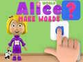 Laro Mundo ng Alice: Gumawa ng Mga Salita online