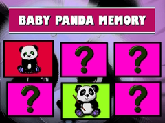 Laro Memori ng Baby Panda online