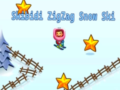 Laro Skibidi ZigZag Ski sa Yelo online