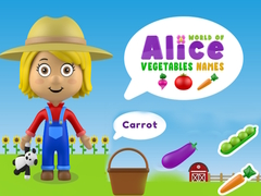 Laro Mundo ng mga Pangalan ng Gulay ni Alice online