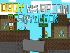Laro Obby vs Bacon: MCSkyblock online