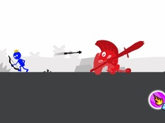 Laro Pula at Asul - Puzzle ng Spy Stickman online