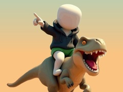 Laro Stickman. Arena ng Dinosaur online