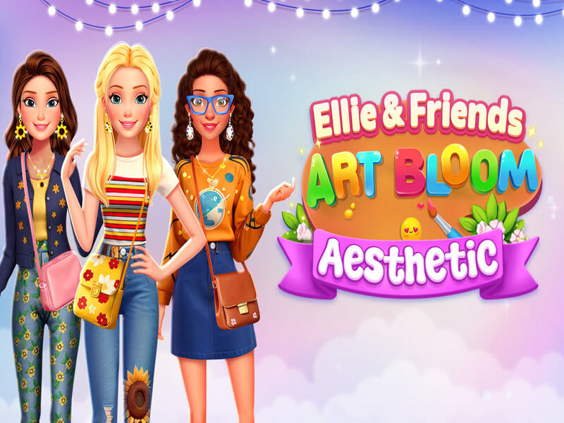 Laro Ellie at mga kaibigan art bloom aesthetic online