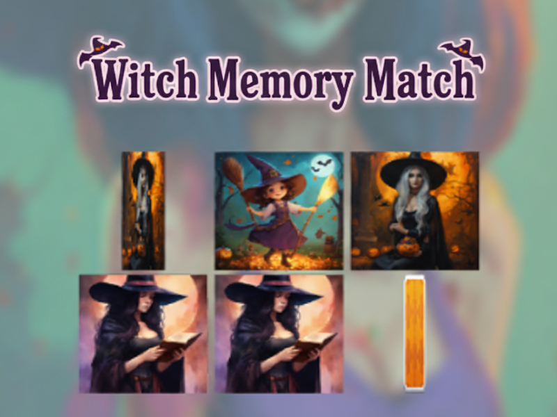Laro Witch Memory match online