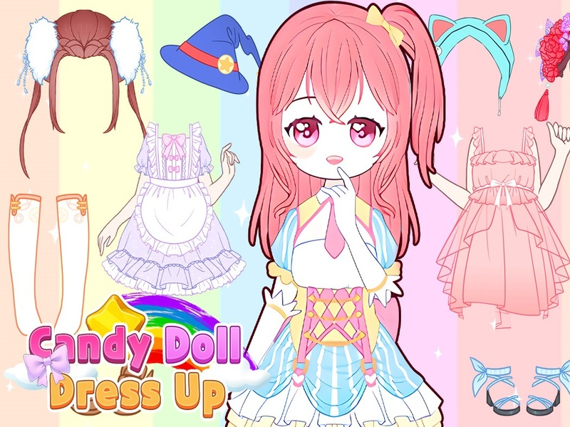 Laro Nagbihis ang Candy Doll online