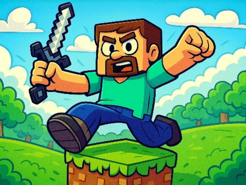 Laro Mga pagsubok sa parkour ng Minecraft online