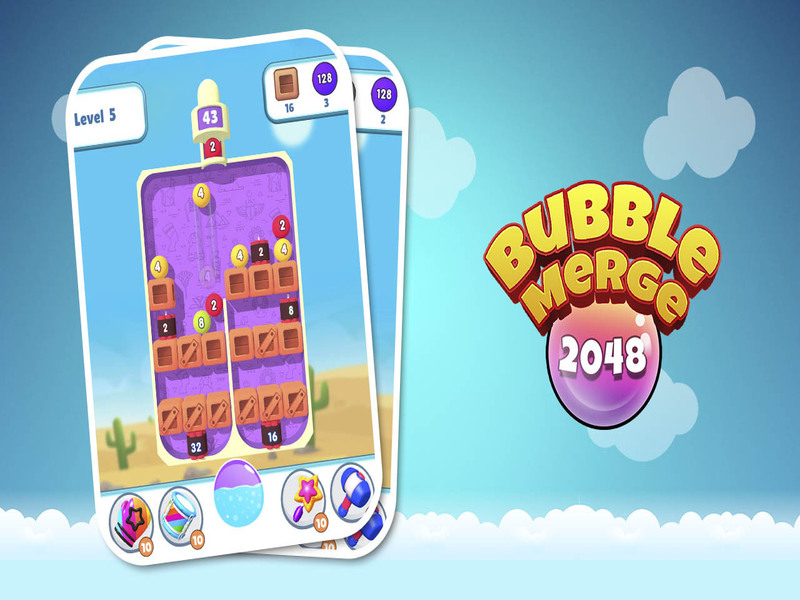 Laro Pagsamahin ng Bubble 2048 online