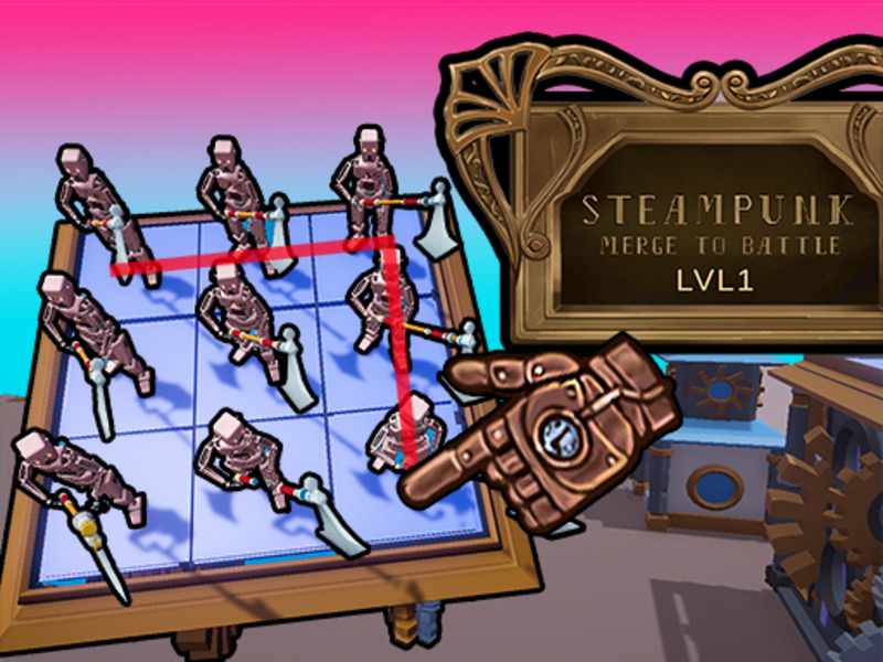Laro Pagsamahin ang Steampunk sa labanan online