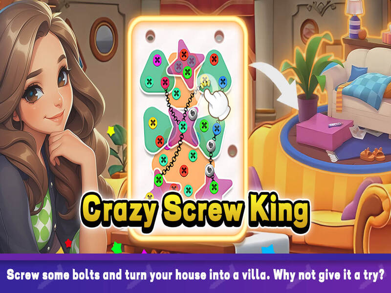 Laro Crazy Screw King online