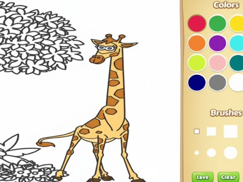 Laro Jungle Animals Coloring Book para sa mga bata online