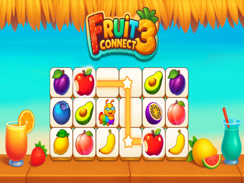 Laro Kumonekta ang prutas 3 online