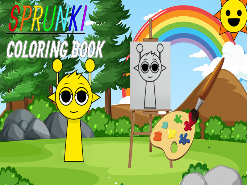Laro Sprunki pangkulay ng libro online