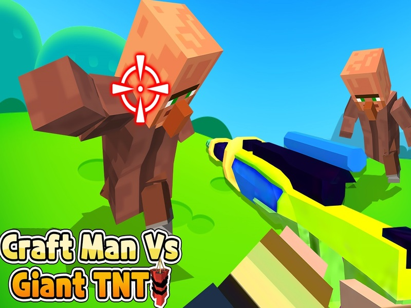Laro Craft Man vs Giant TNT online
