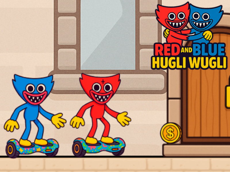 Laro Pula at asul na hugli wugli online