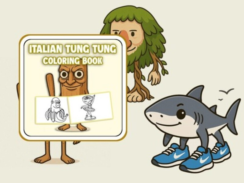 Laro Tung Tung Sahur Coloring Book online