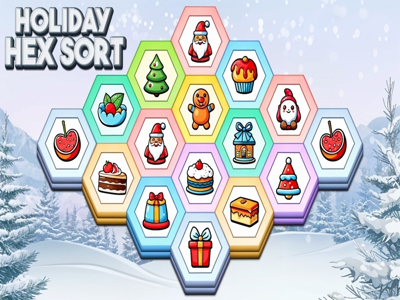 Laro Holiday Hex Sort online