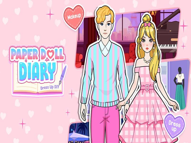 Laro Diary ng Papel ng Papel: Magbihis ng DIY online